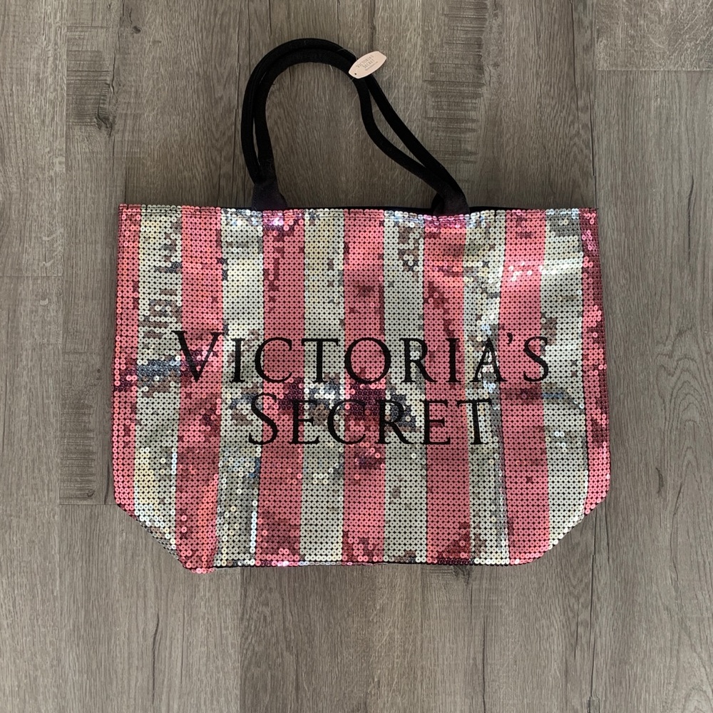 Victoria's Secret Sequin Large Tote Bag